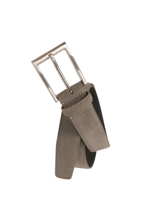 Suede Leather Feather Edge Belt