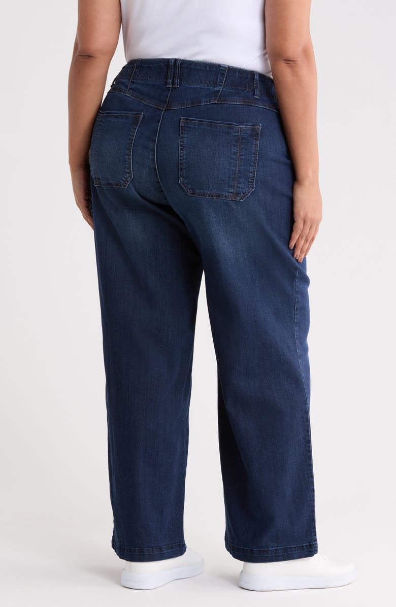Democracy Sky Rise Wide Leg Jeans, Alternate, color, Indigo