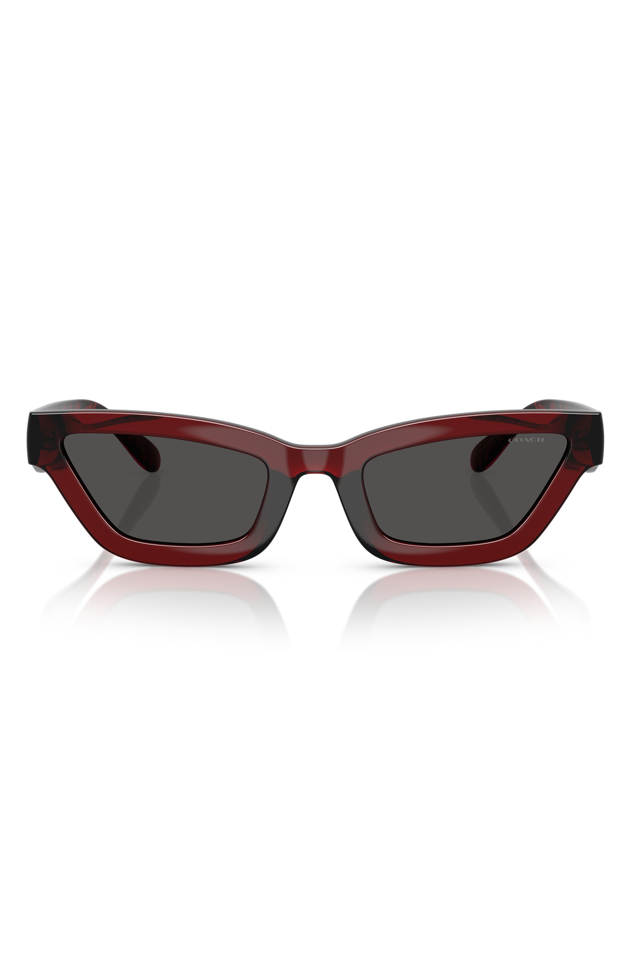 selected TRANSPARENT DEEP RED / GREY