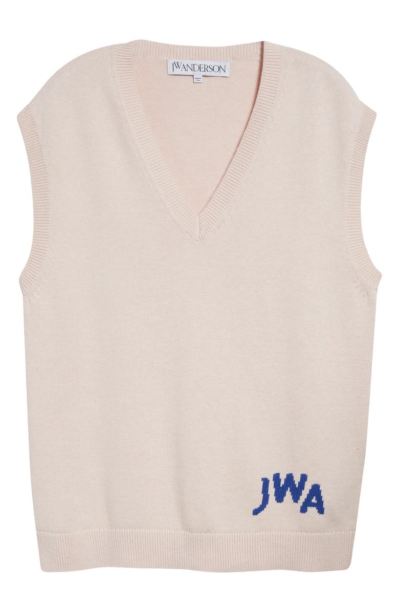 JW Anderson JWA Logo Sweater Vest, Alternate, color, 