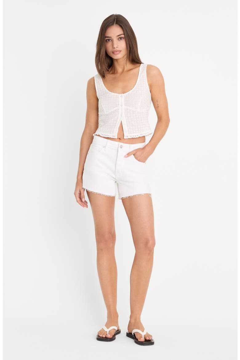 The Eyelet Top, Alternate, color, WHITE001
