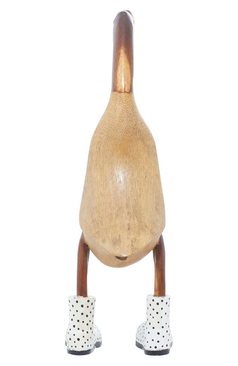 SONOMA SAGE HOME Brown Bamboo Farmhouse Duck Sculpture - Set of 2, Alternate, color, Brown