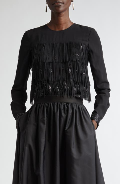 Fringe & Sequin Top