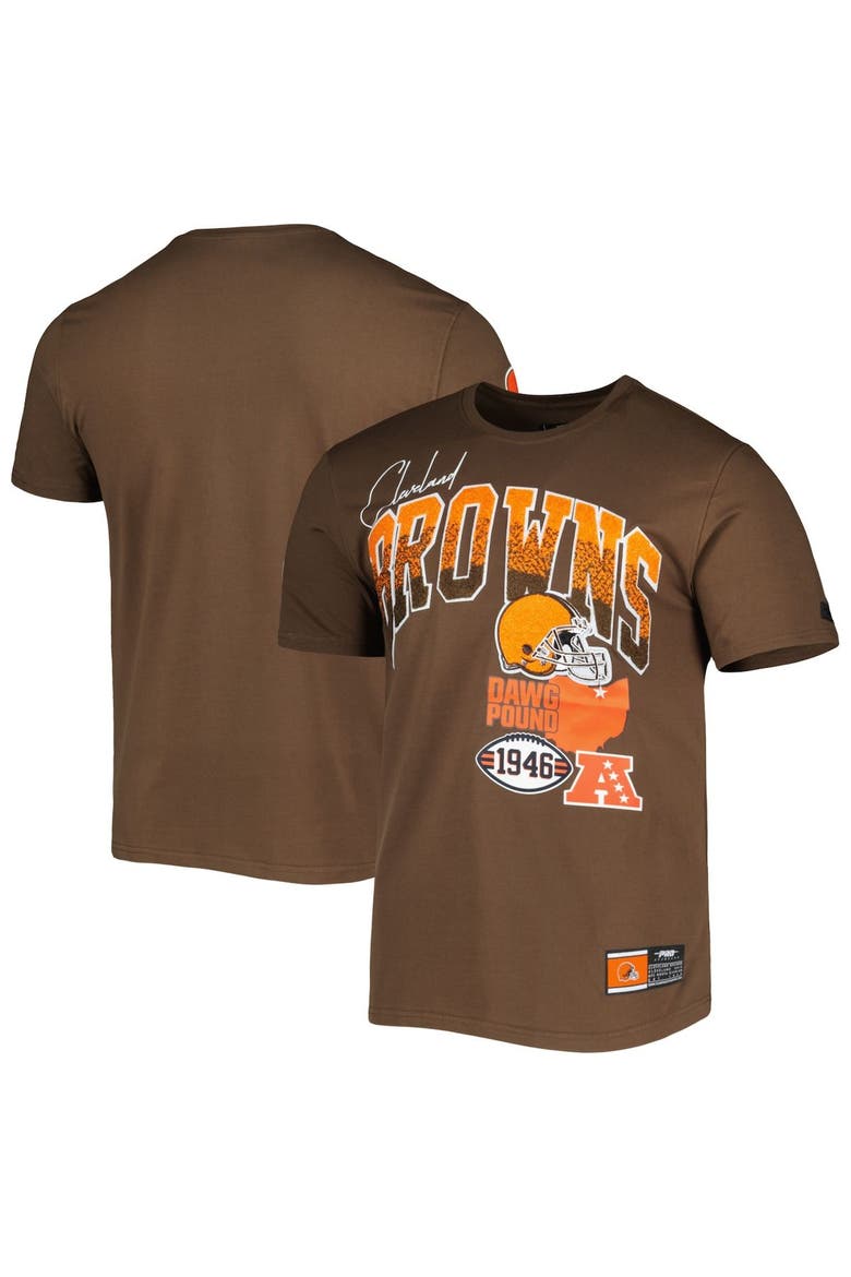 Men's Pro Standard Brown Cleveland Browns Hometown Collection T-Shirt, Main, color, Brown