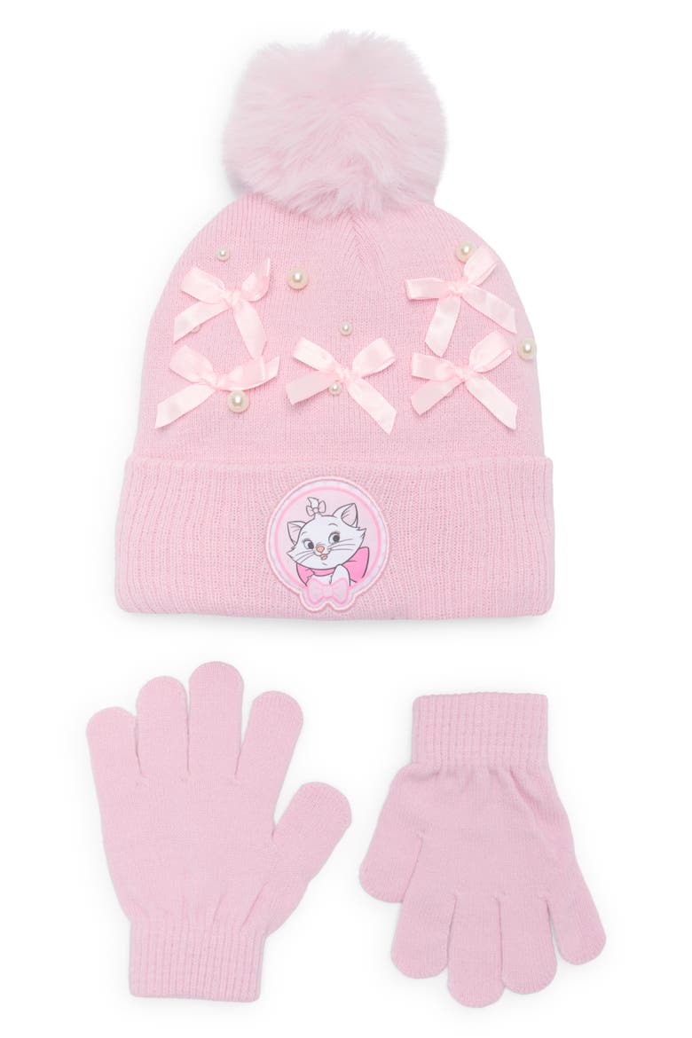 Kids' Marie Mini Bows Beanie, Main, color, PINK