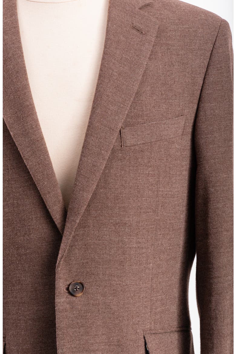 Donegal Twist Suit, Alternate, color, BROWN