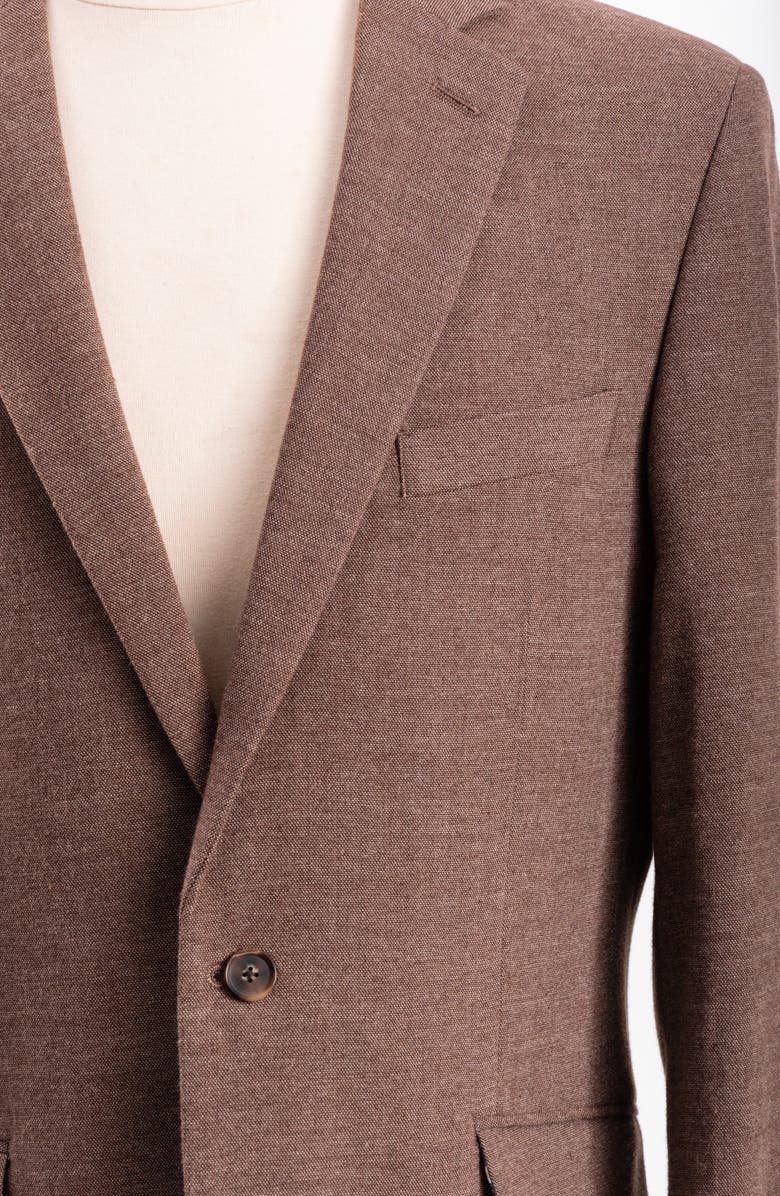 SAVILE ROW CO Donegal Twist Suit, Alternate, color, Brown