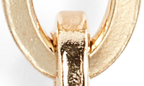 Nashelle Paper Clip Drop Earrings In Gold Fill