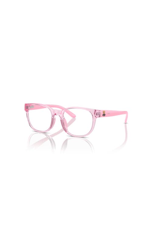 Polo Ralph Lauren 43mm Round Optical Glasses In Pink