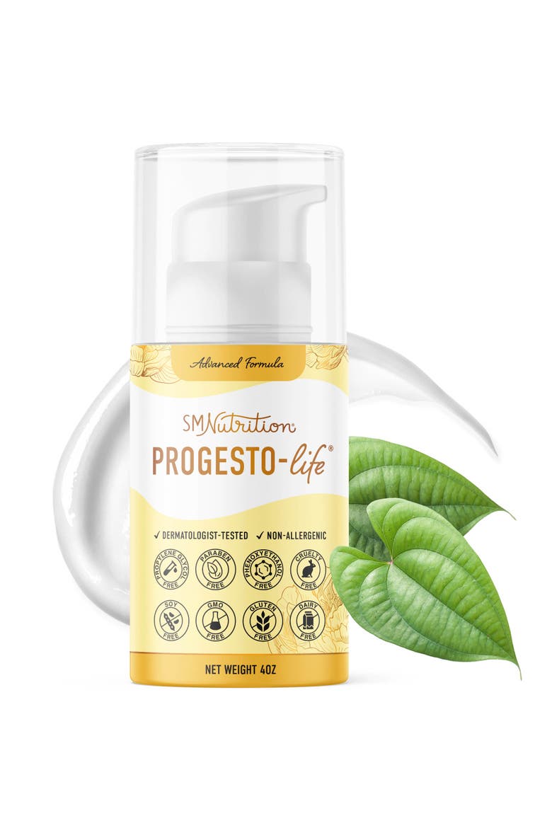 Advanced Formula Progesto-Life Hormone Support Cream, 4oz, Main, color, No Color