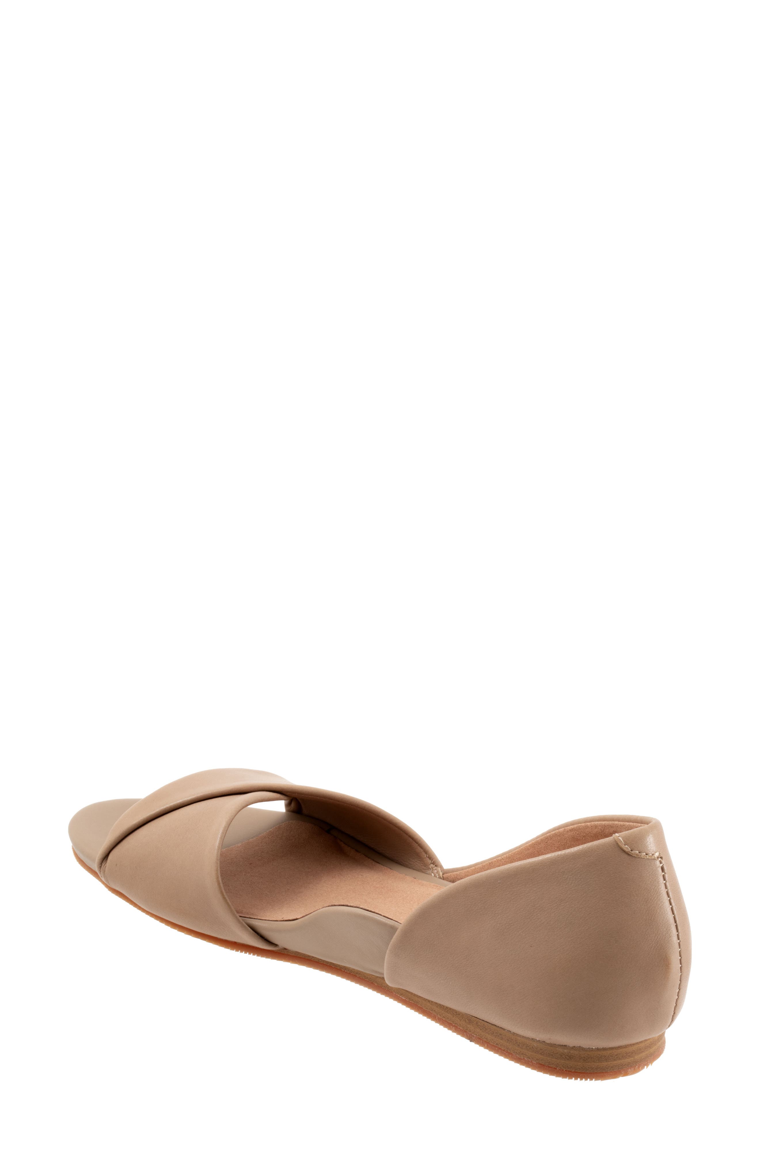 Cypress Open Toe Flat, Alternate, color, BEIGE