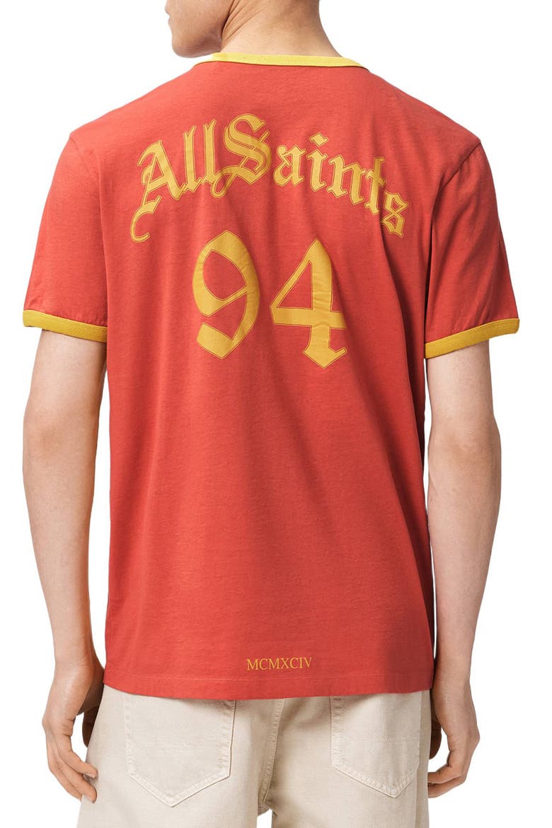 Furia Ringer Graphic T-Shirt, Alternate, color, BLAZED RED