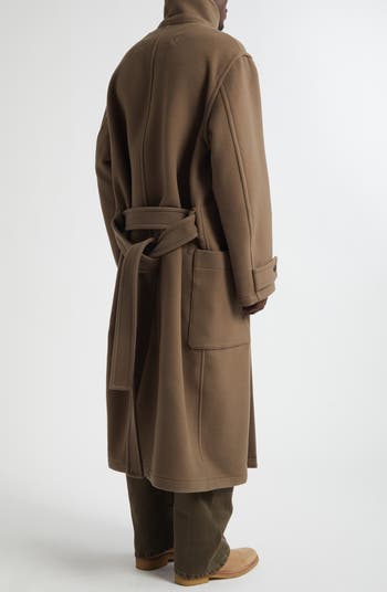 Lemaire Double Face Wool Wrap Coat | Nordstrom