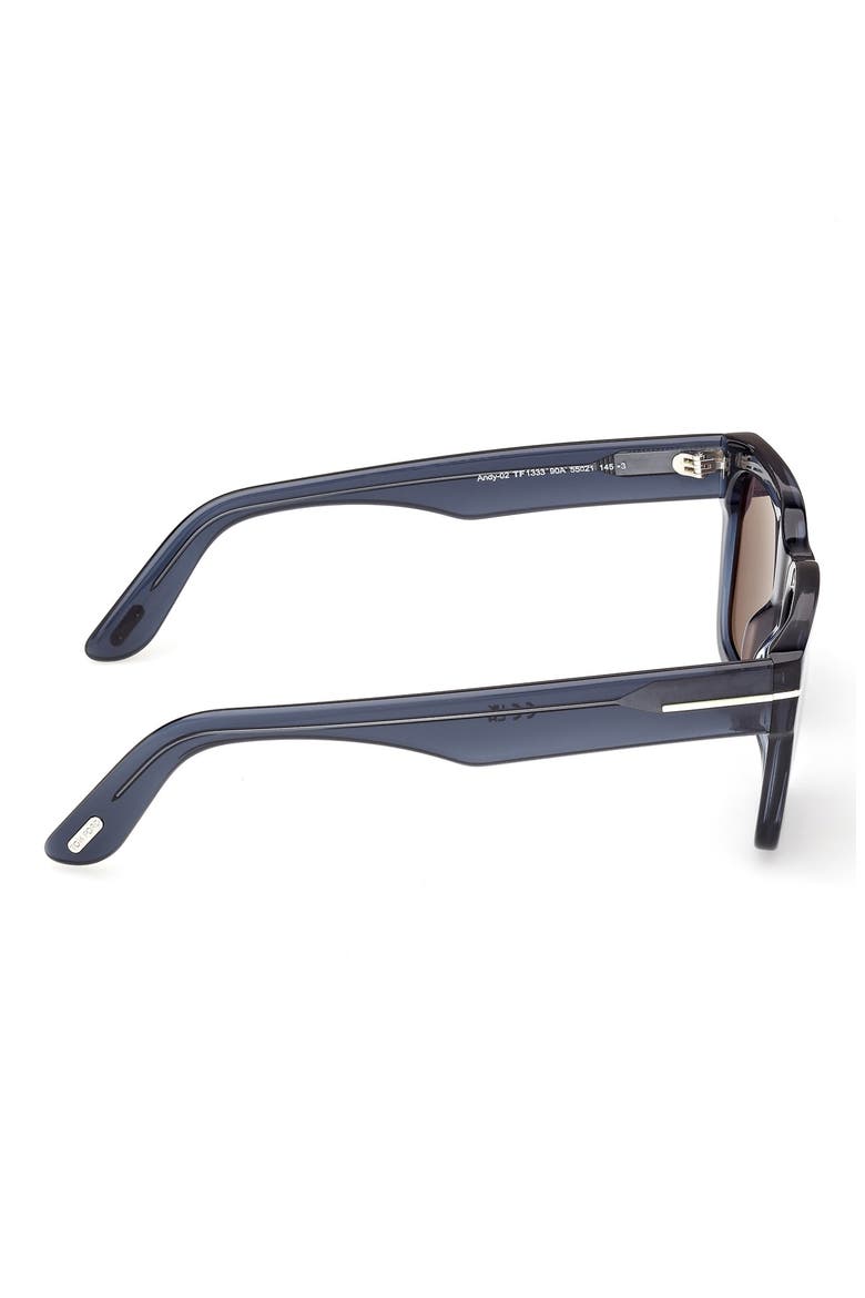 Andy 53mm Square Sunglasses, Alternate, color, NAVY BLUE / SMOKE LENS