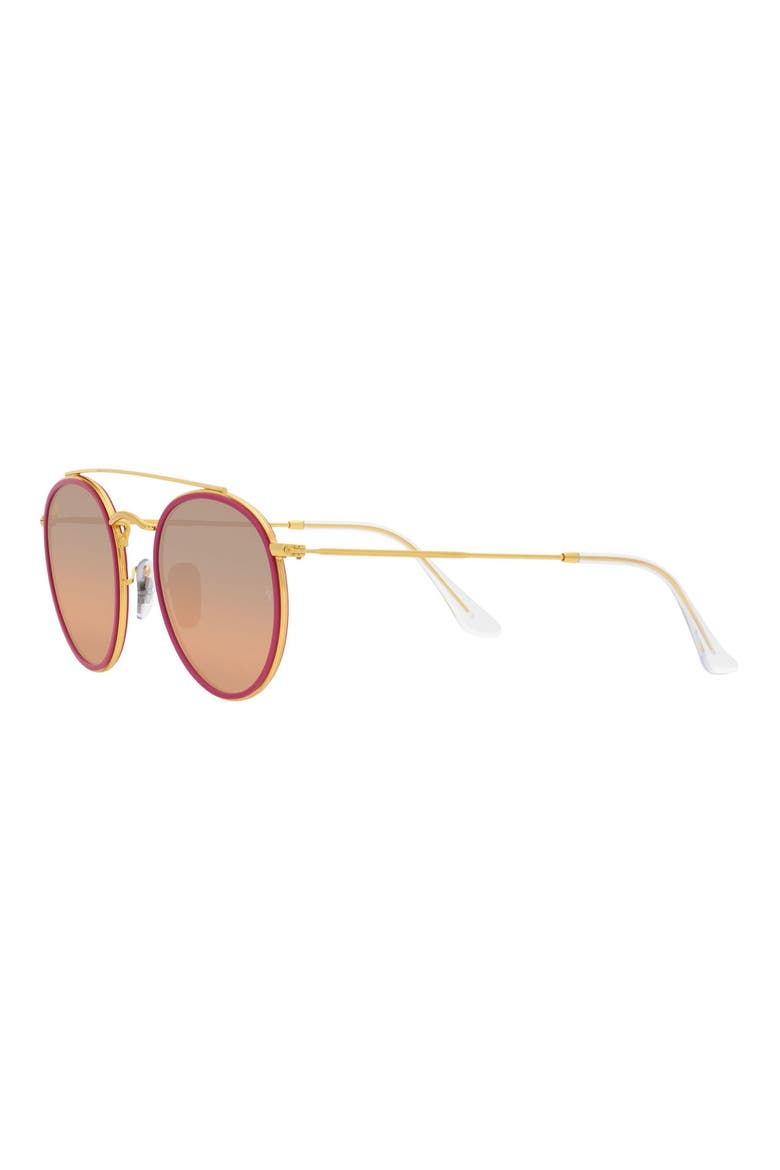 51mm Round Sunglasses, Alternate, color, YELLOW
