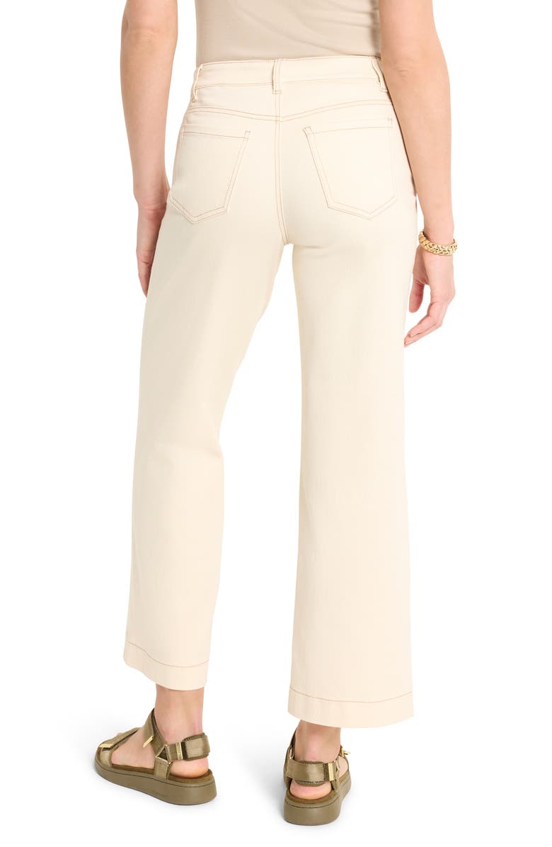 NIC+ZOE Exposed-Button Fly Ankle Wide Leg Jeans, Alternate, color, Canvas