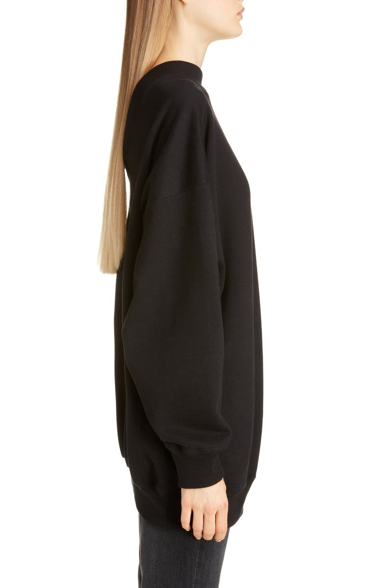 Balenciaga Wide Neck Sweatshirt, Alternate, color,