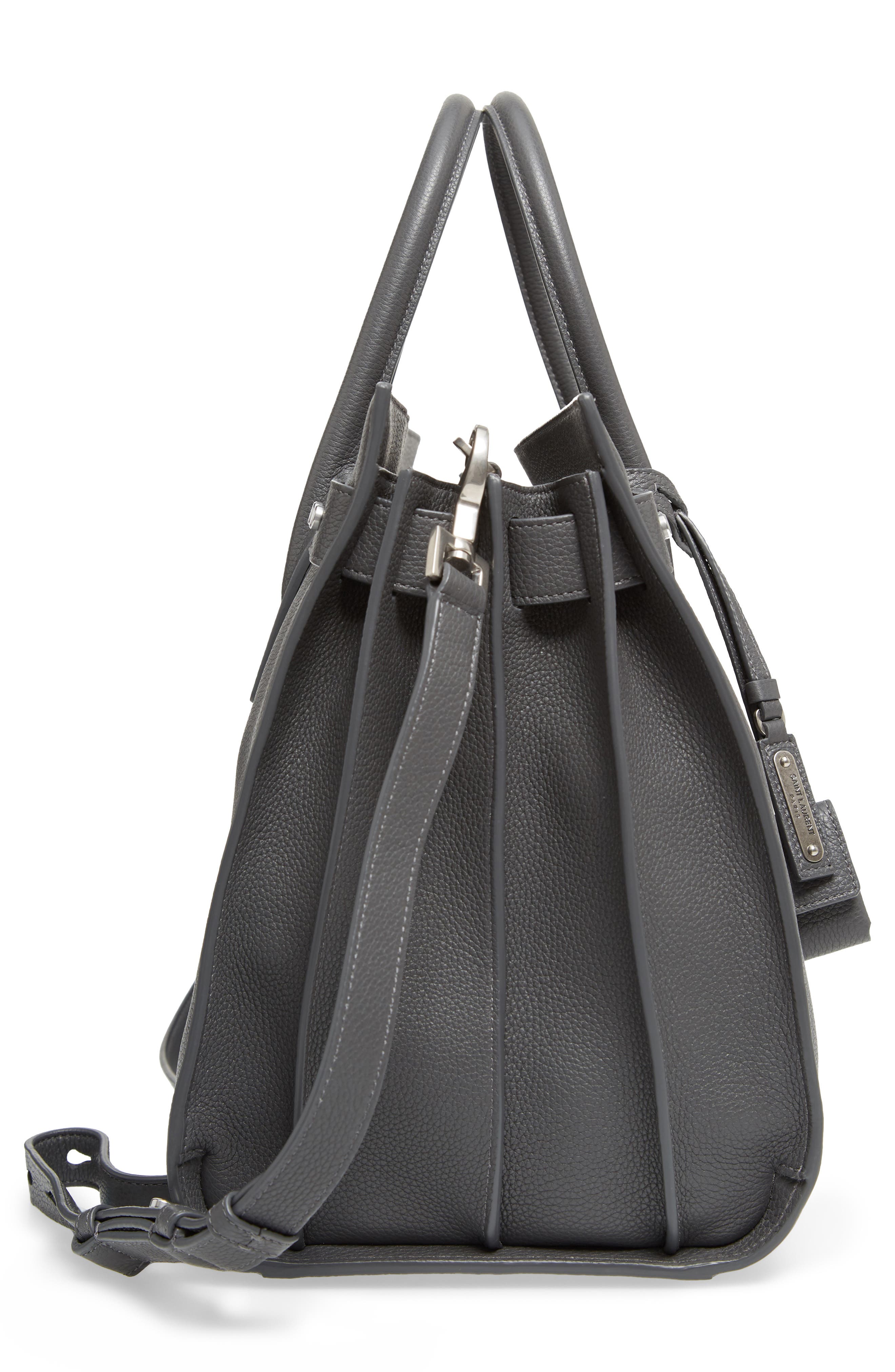 Saint Laurent Medium Sac de Jour Grained Leather Tote, Alternate, color, 