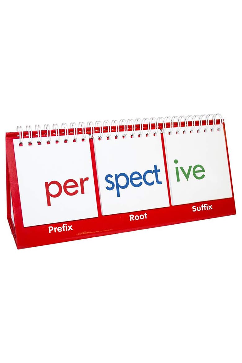 Syllables Educational Flip Flash Cards, Alternate, color, Multicolored