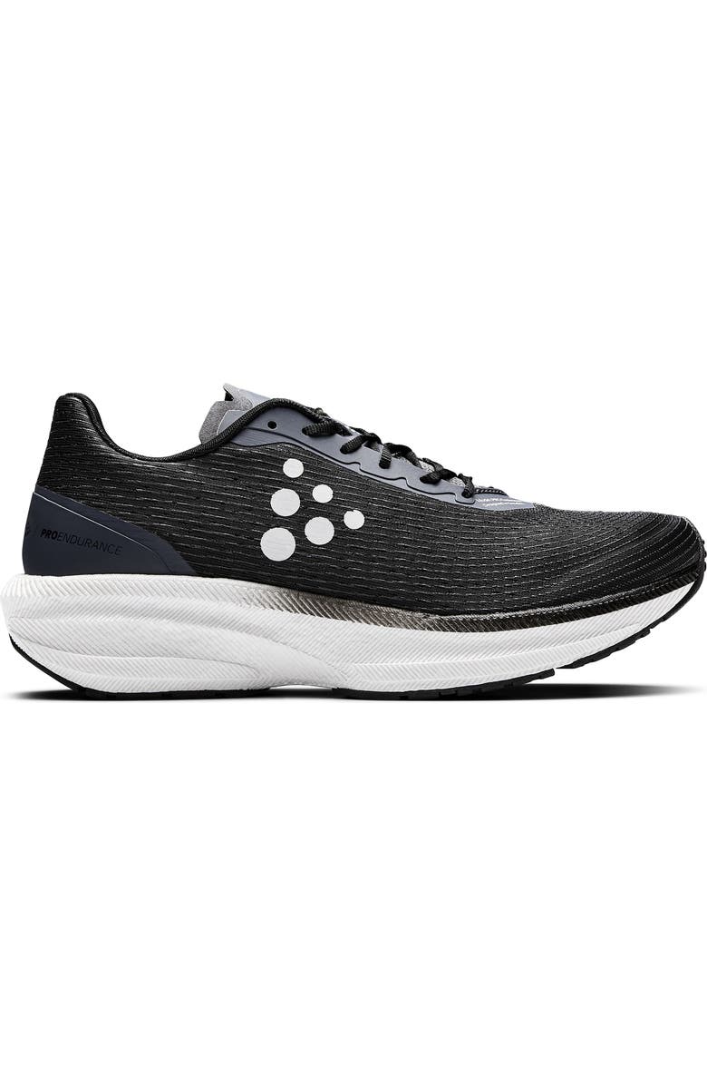 Craft Pro Endur Distance Running Shoe, Main, color, Black/ White