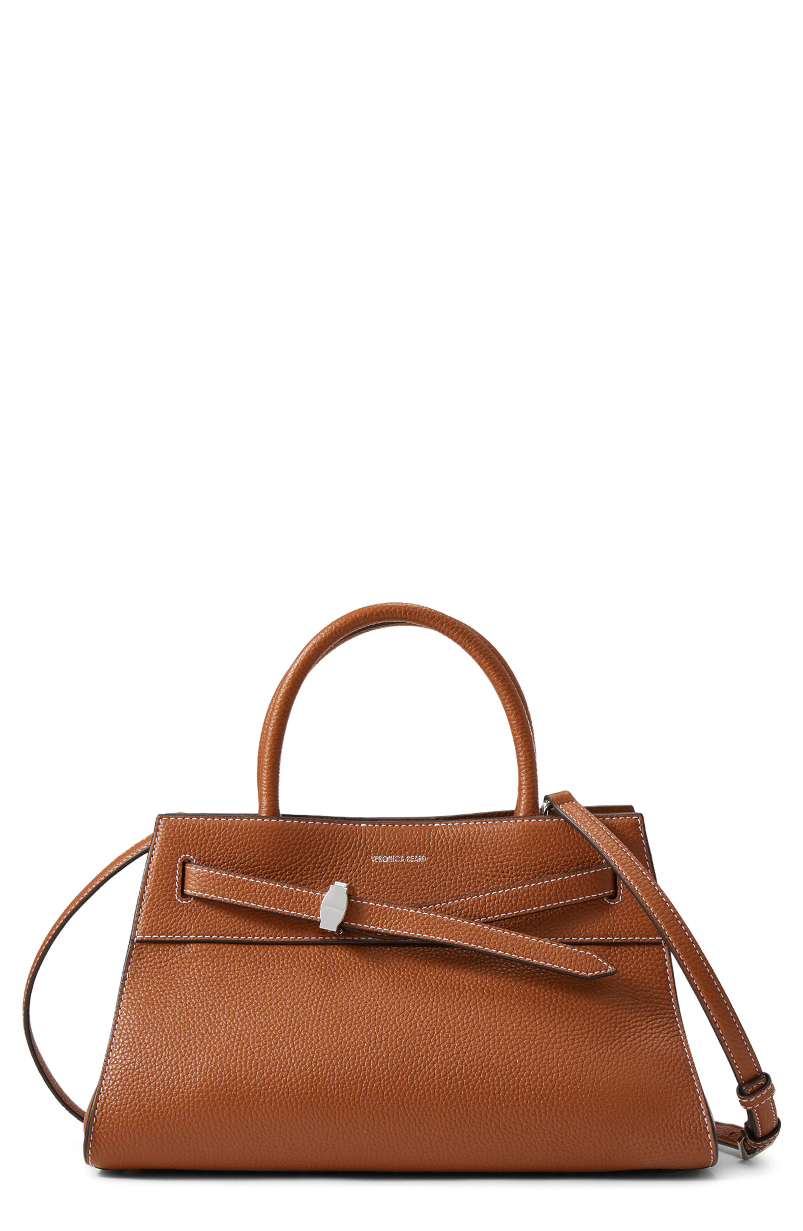 Veronica Beard Dash Top Handle Bag, Main, color, Hazelwood