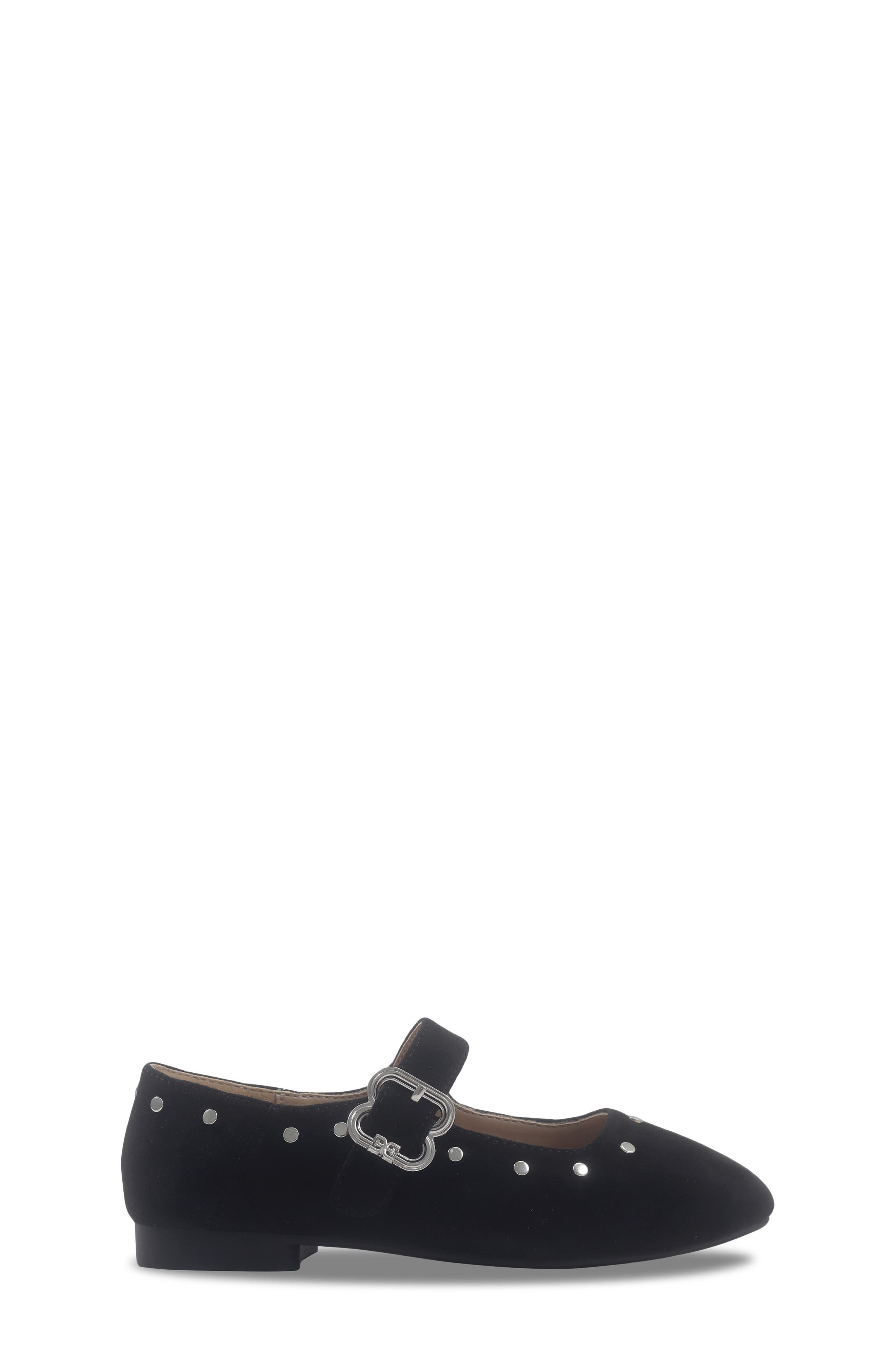 Kids' Maeve Michaela Mary Jane Flat, Alternate, color, BLACK