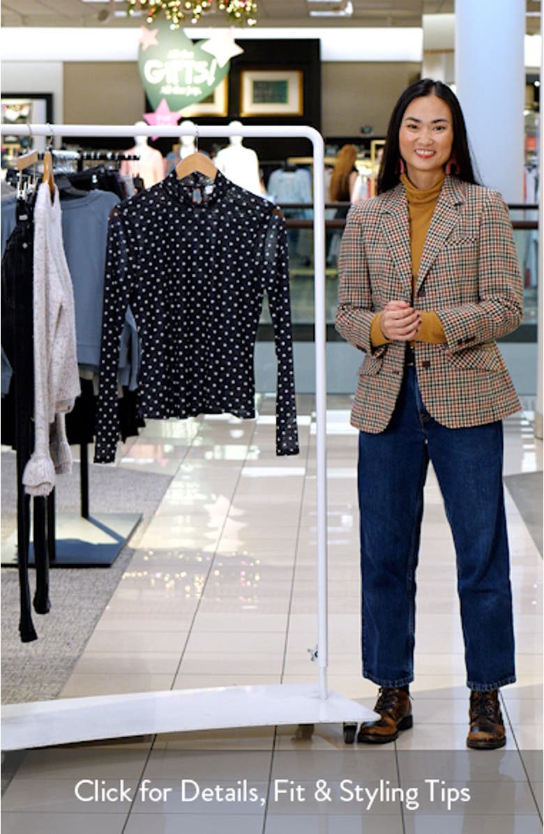 Long Sleeve Mesh Turtleneck, sales video thumbnail