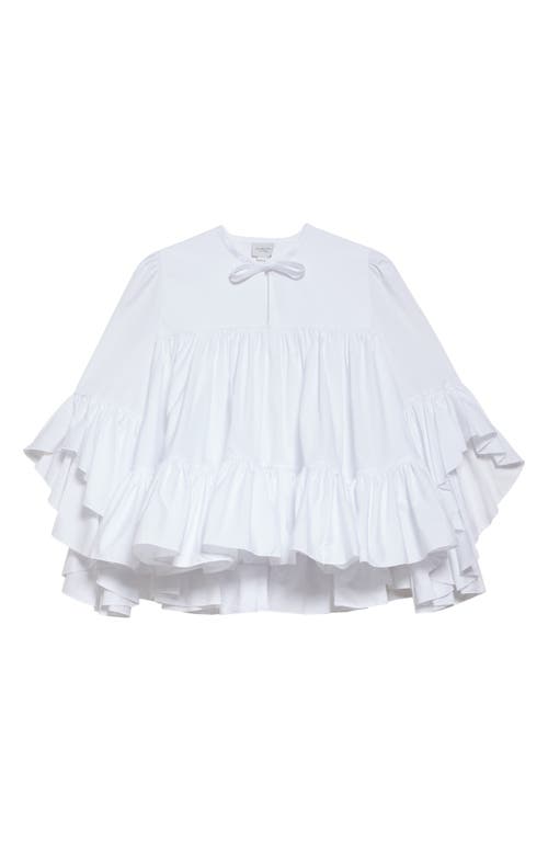 Giambattista Valli Tiered Ruffle Cotton Top