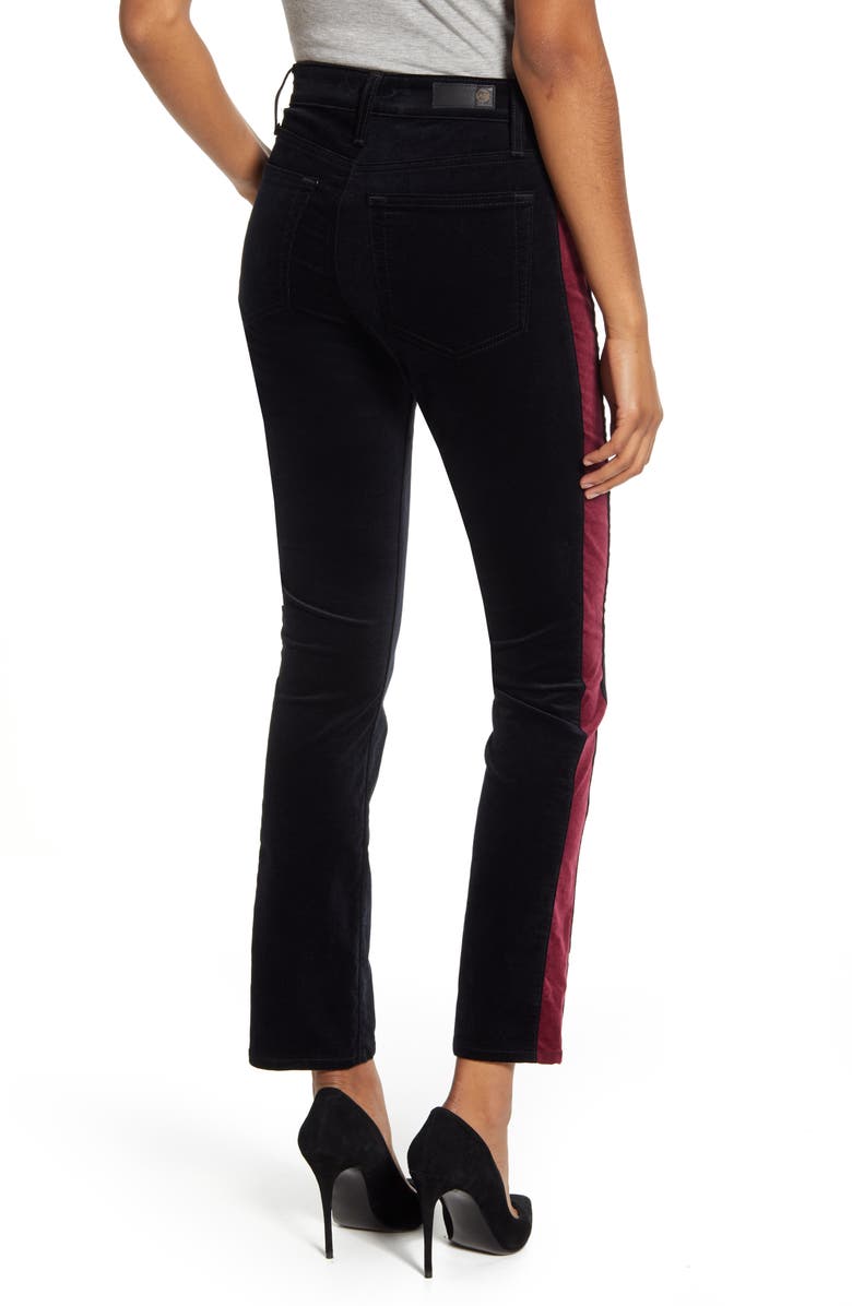 AG Mari Tuxedo Stripe Pants, Alternate, color,