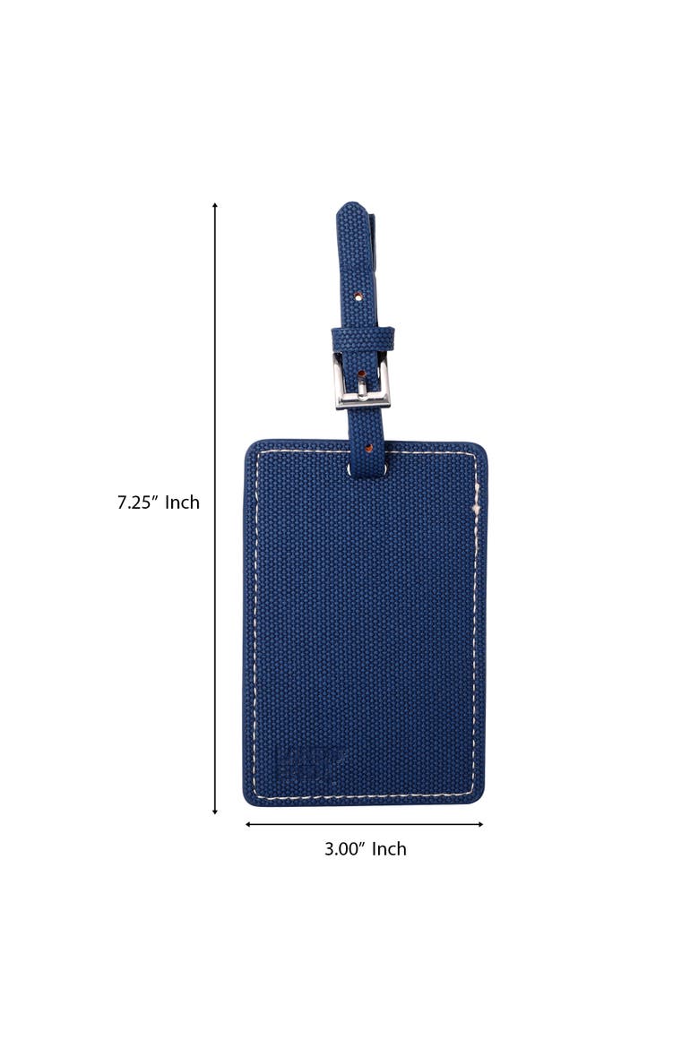 Luggage Tags 2-Pack, Travel Bag Tag, Suitcase Identifier, Alternate, color, Blue