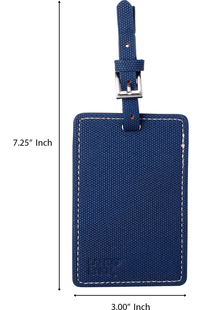 Lands' End Luggage Tags 2-Pack, Travel Bag Tag, Suitcase Identifier, Alternate, color,