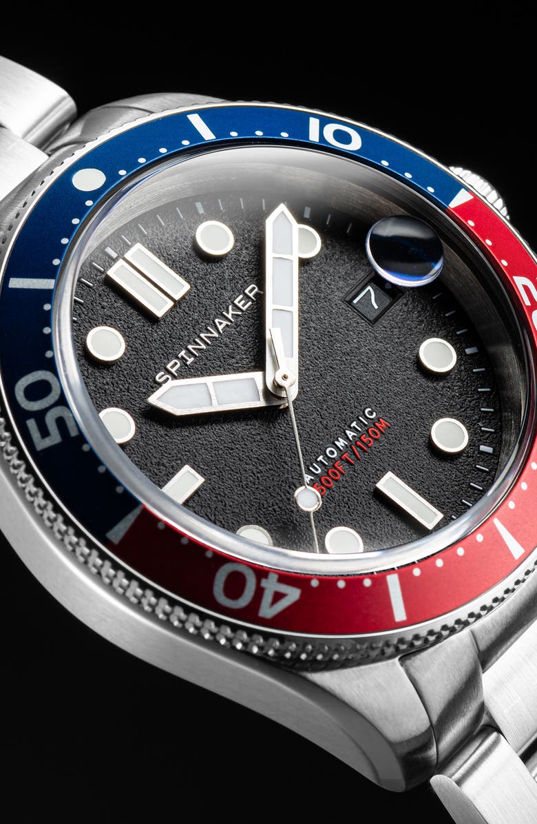 SPINNAKER Croft Midsize Automatic Bracelet Watch, 40mm, Alternate, color, 