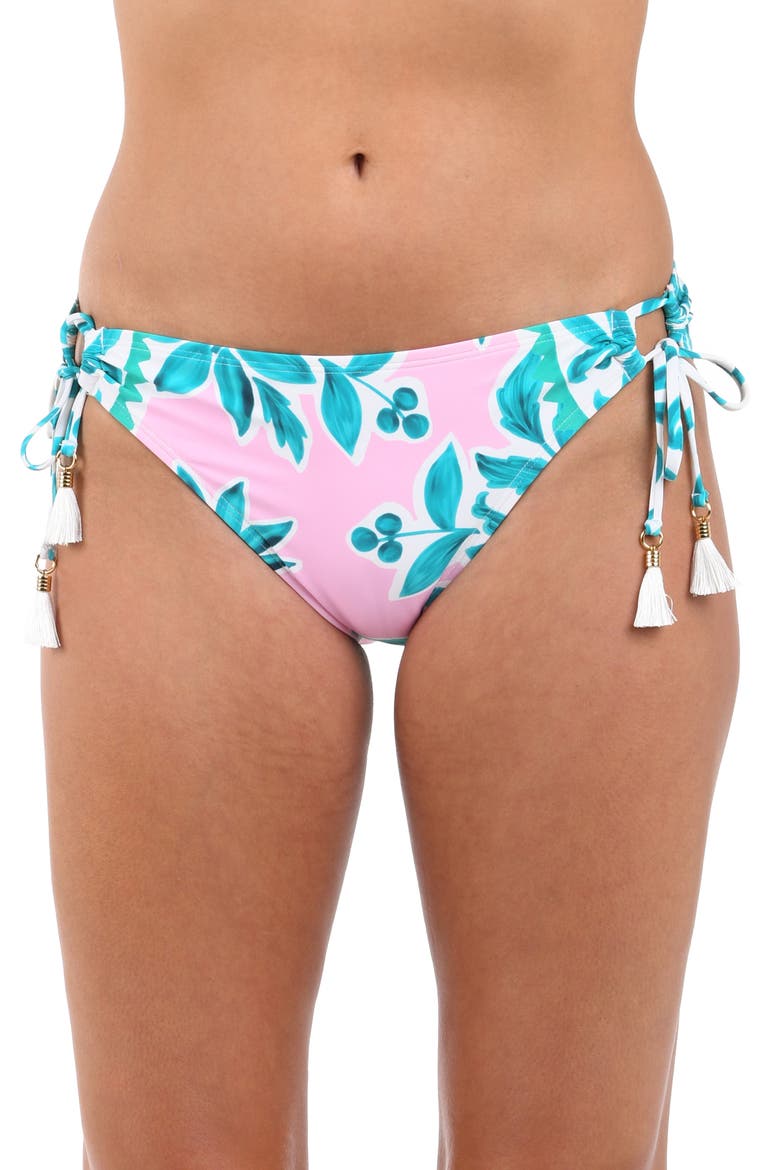 Opulent Hipster Bikini Bottoms, Main, color, PINK MULTI