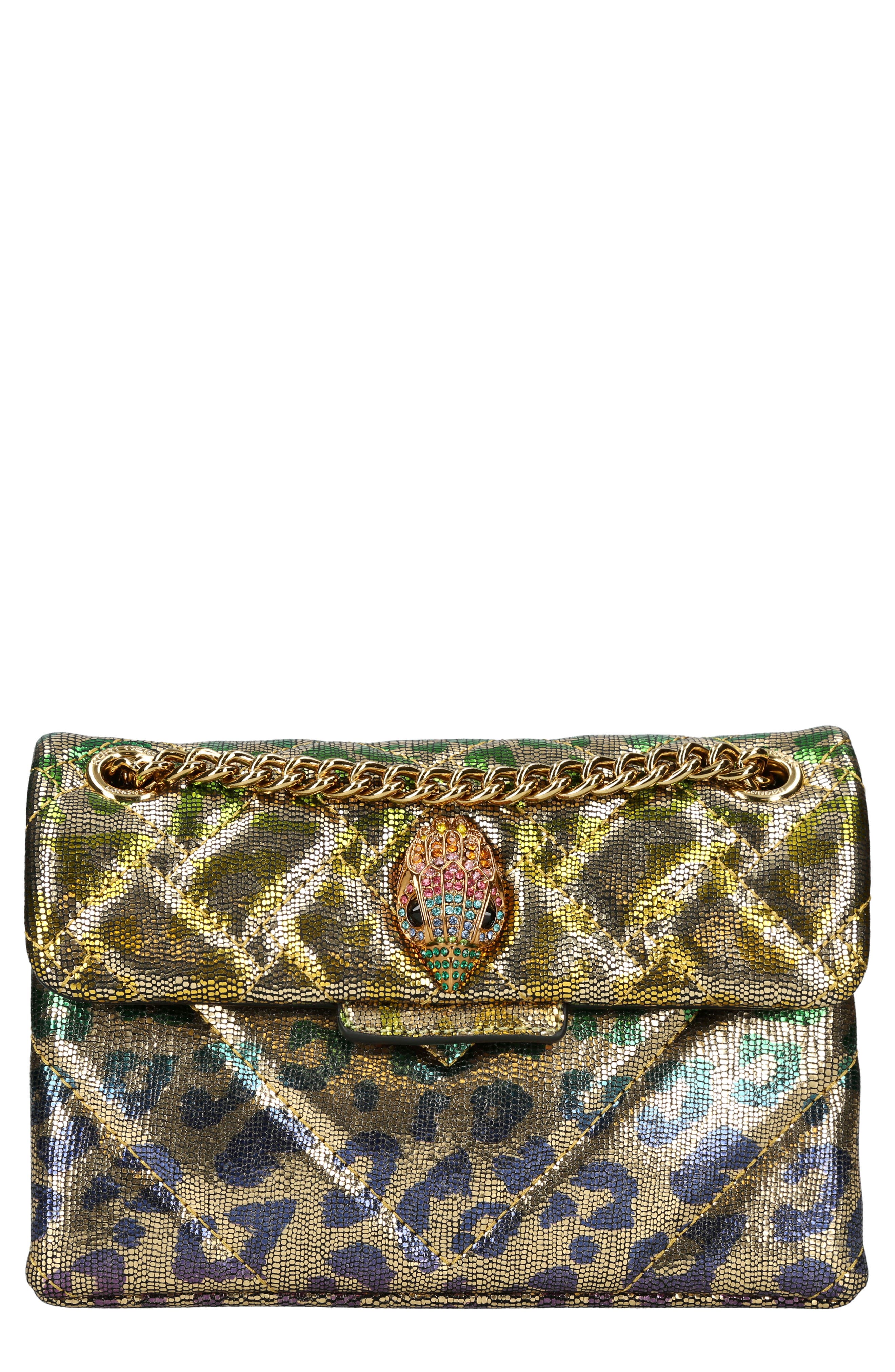 Kurt Geiger London Mini Kensington Leather Crossbody Bag, Main, color, 