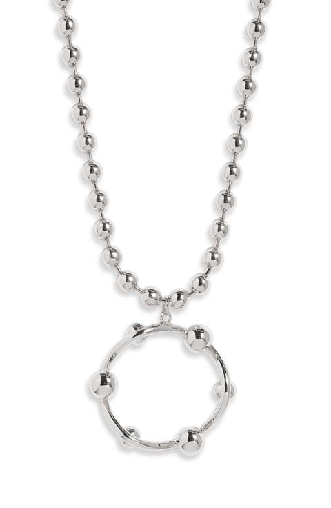 Long Ball Chain Necklace