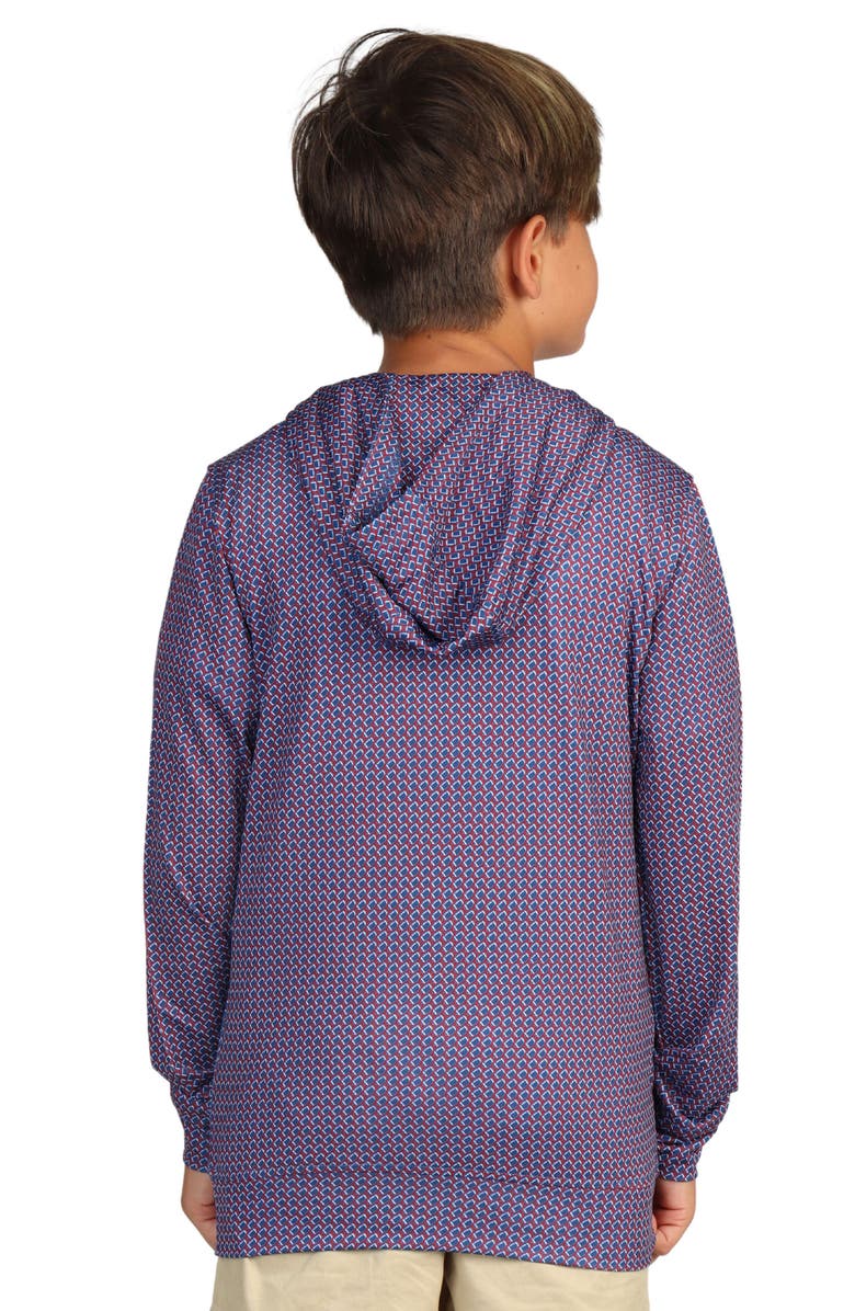 TailorByrd Kids' Football Performance Hoodie, Alternate, color, Burgundy