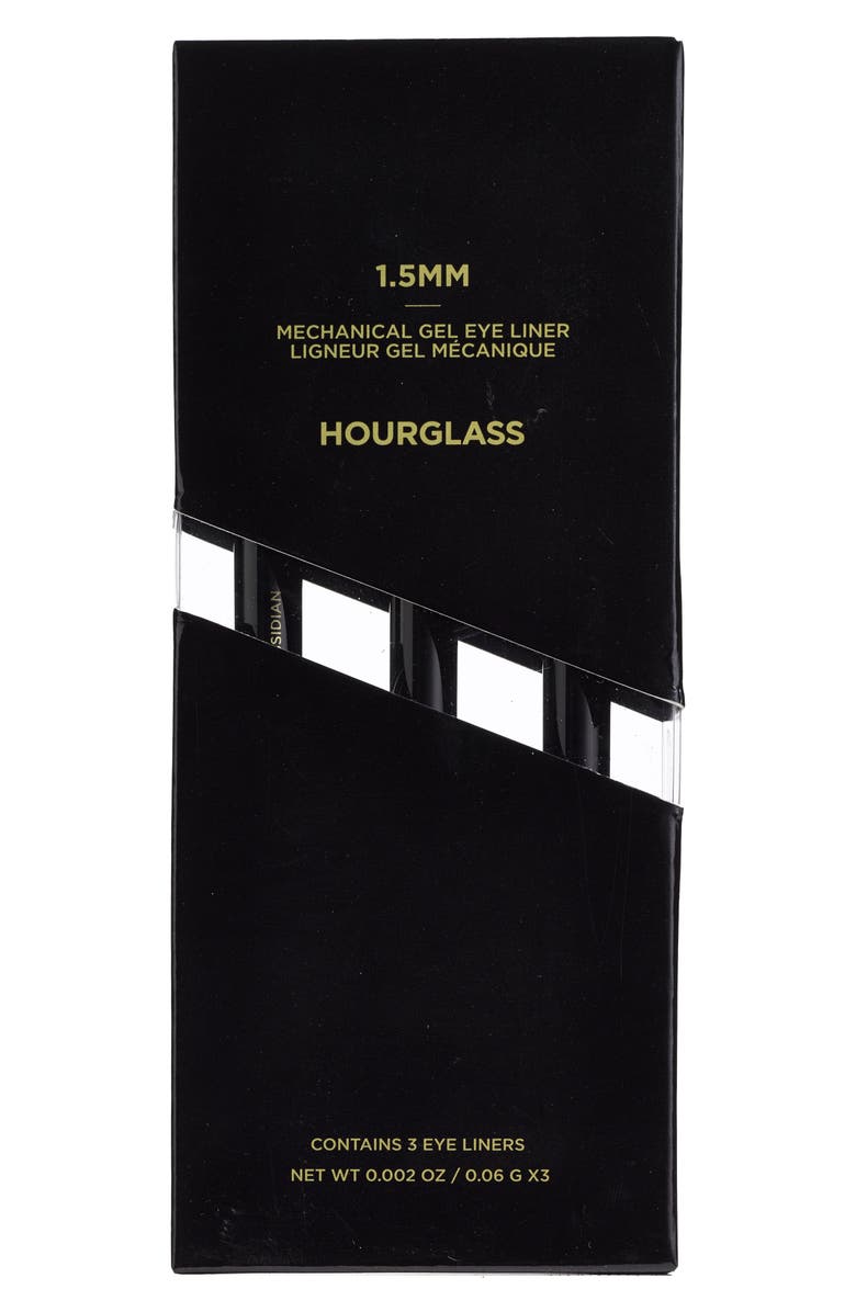 HOURGLASS 1.5mm Mechanical Gel Eyeliner Trio, Alternate, color, Obsidian