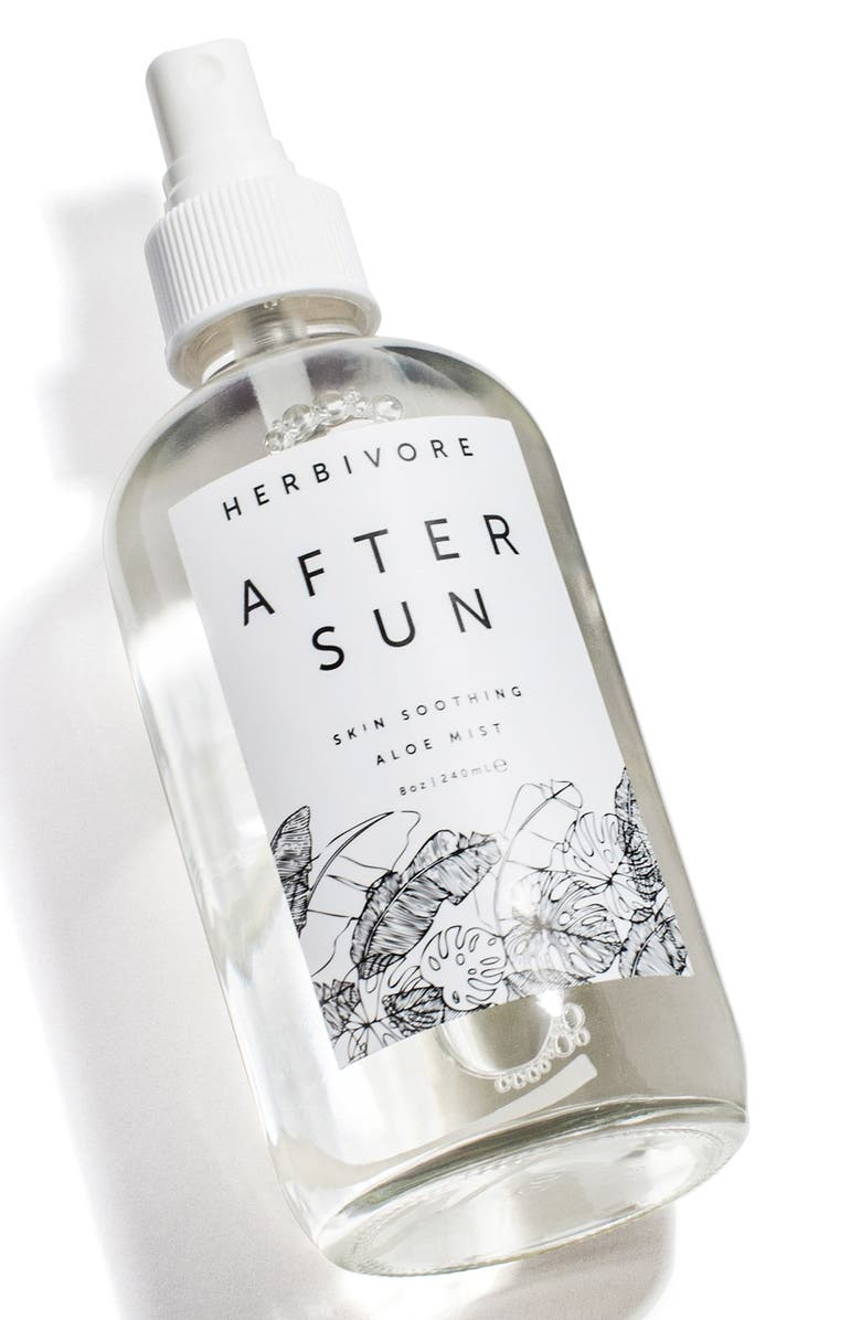 Herbivore Botanicals After Sun Skin Soothing Aloe Mist, Alternate, color, 