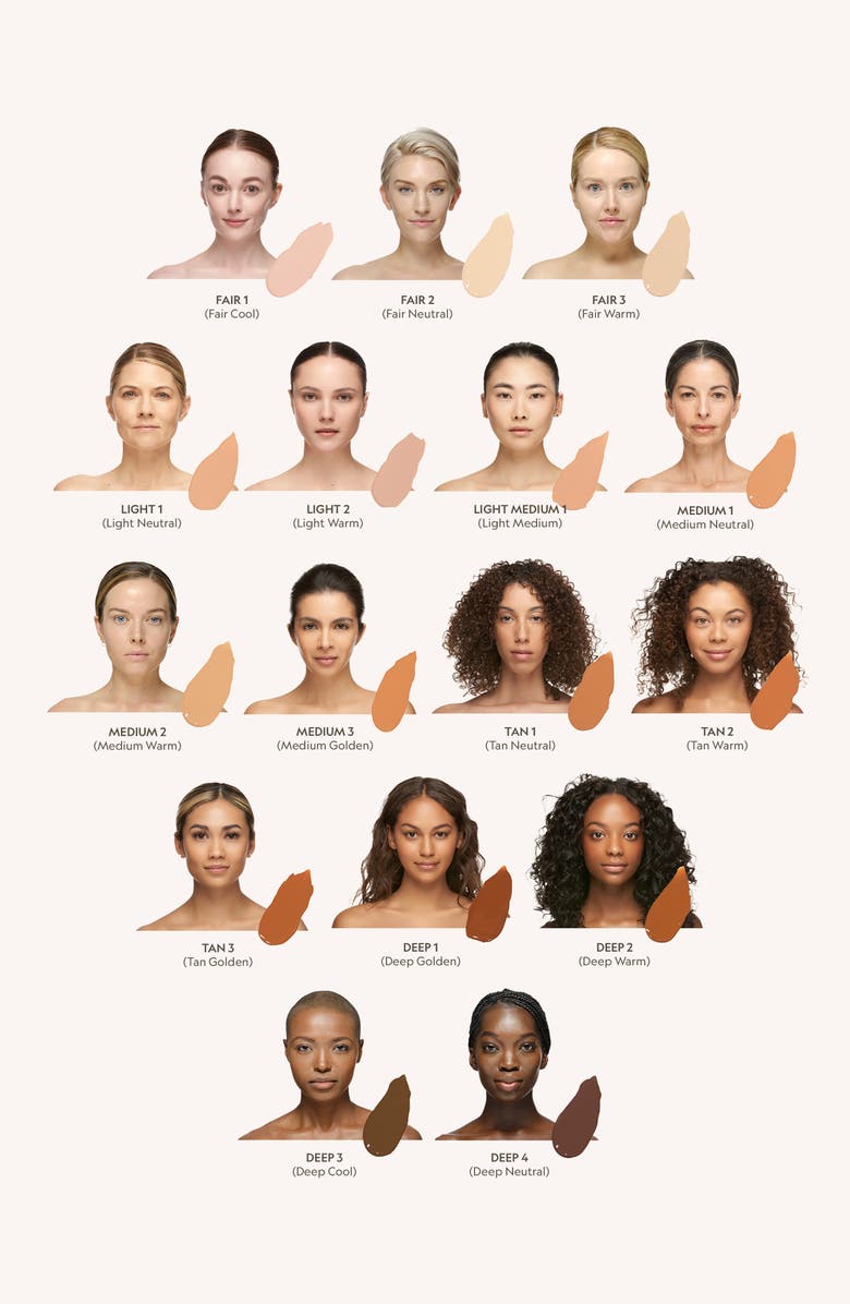 YENSA Super Serum Silk Natural Glow Hydrating Peptide Foundation for Radiant Skin, Alternate, color, Deep 3