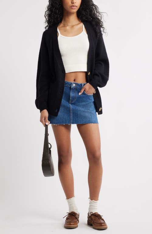 Bp. Relaxed Everyday Cardigan In Black