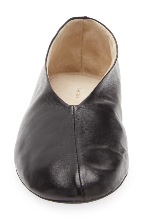 The Row Stella Ballerina Flat In Black