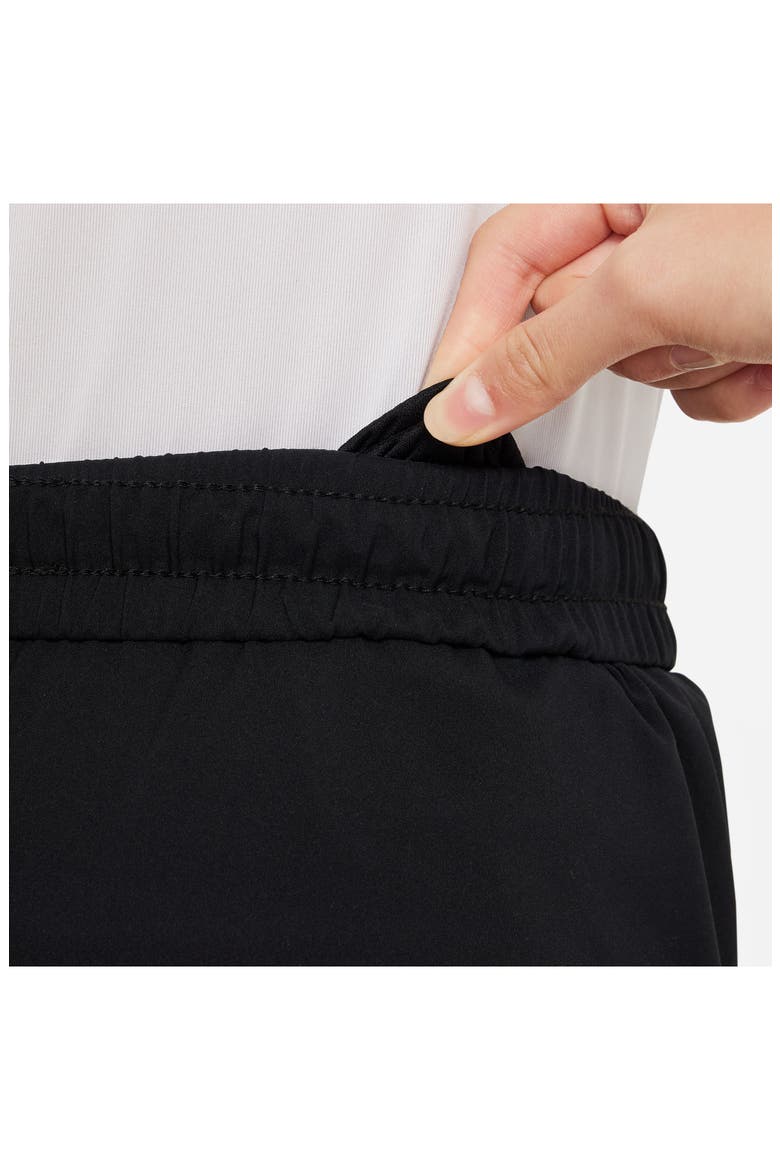 Kids' Dri-FIT One Training Shorts, Alternate, color, 010 BLACK/WHITE