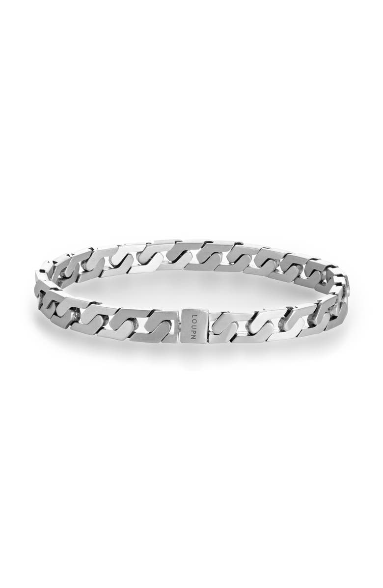 LOUPN Resilience Chain Bracelet, Alternate, color, Silver