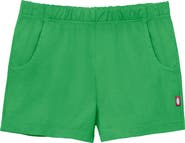 CITY THREADS Girls Soft 100% Cotton UPF 50+ Jersey Pocket Shorts