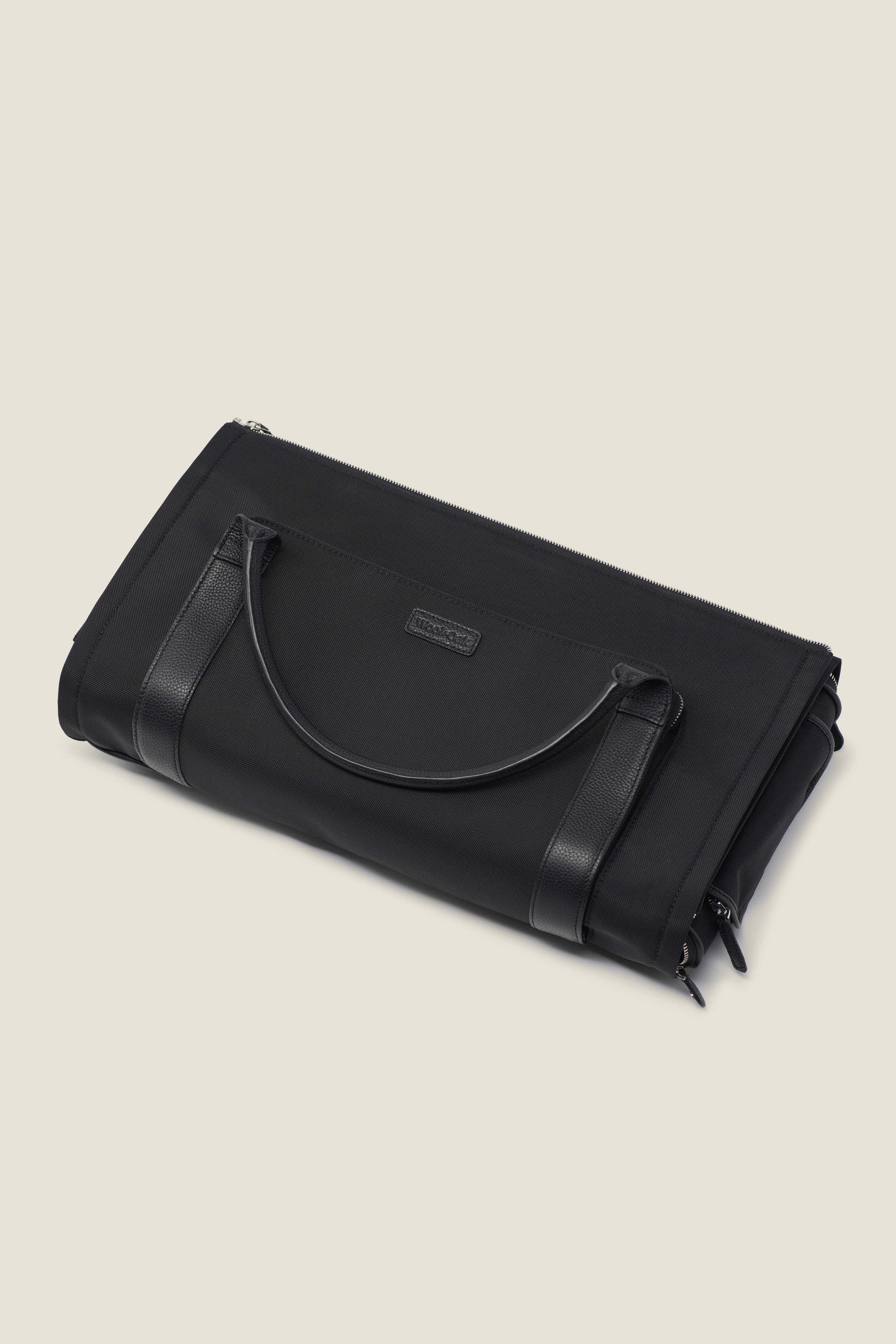 Nova Convertible Rolling Nylon Garment Duffle, Alternate, color, Black Nylon