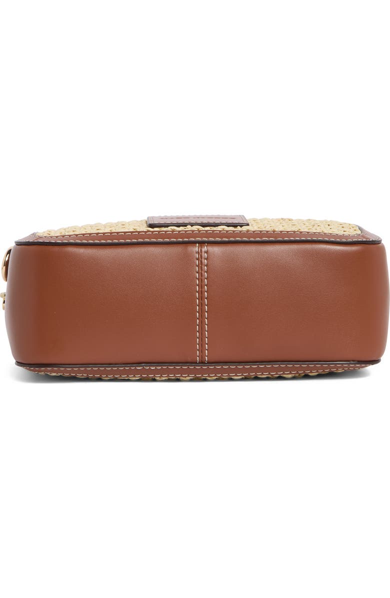 Marc Jacobs Straw Camera Crossbody Bag, Alternate, color, Natural