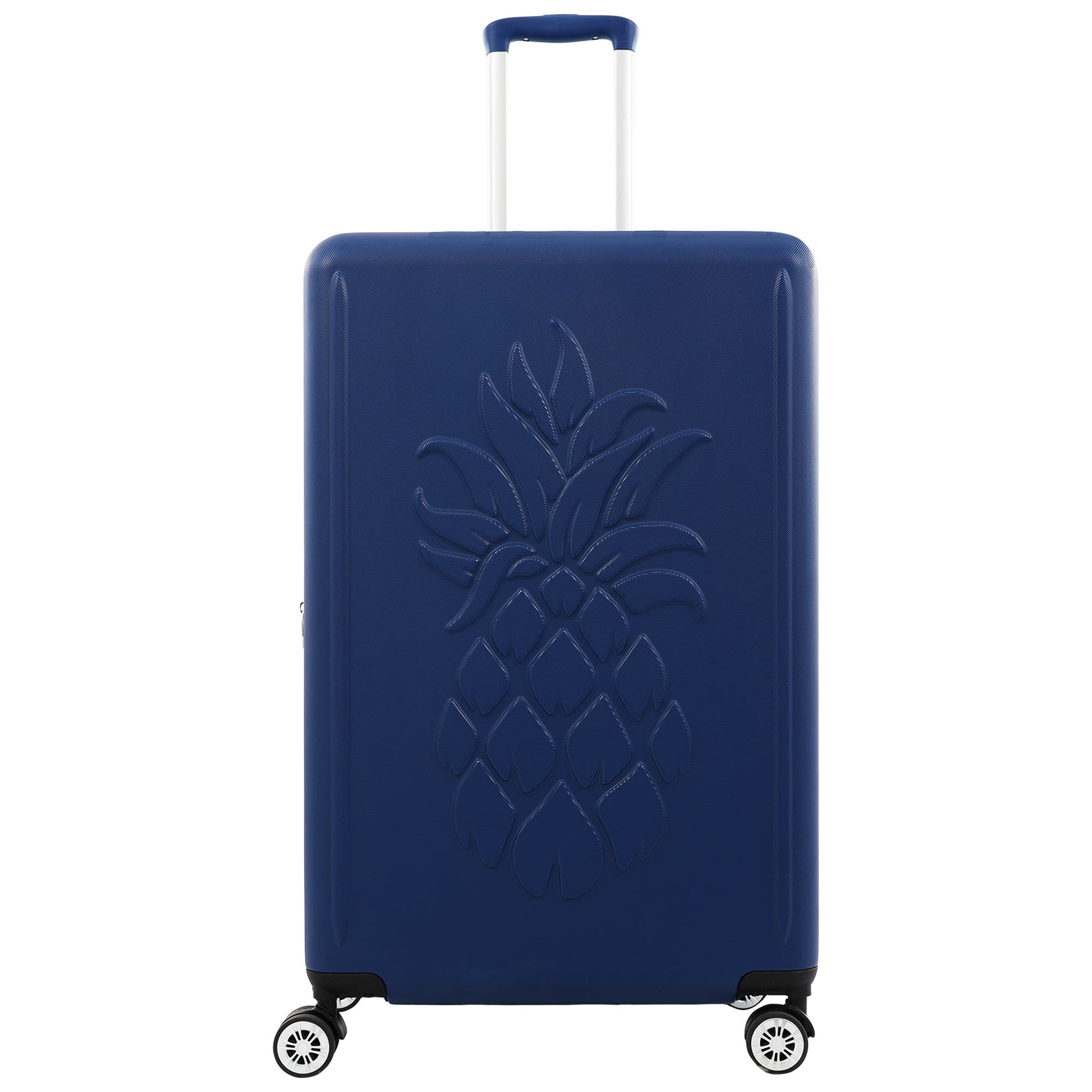 Tommy Bahama 30" Hardside Spinner Luggage with 3D Pineapple, Alternate, color, Navy