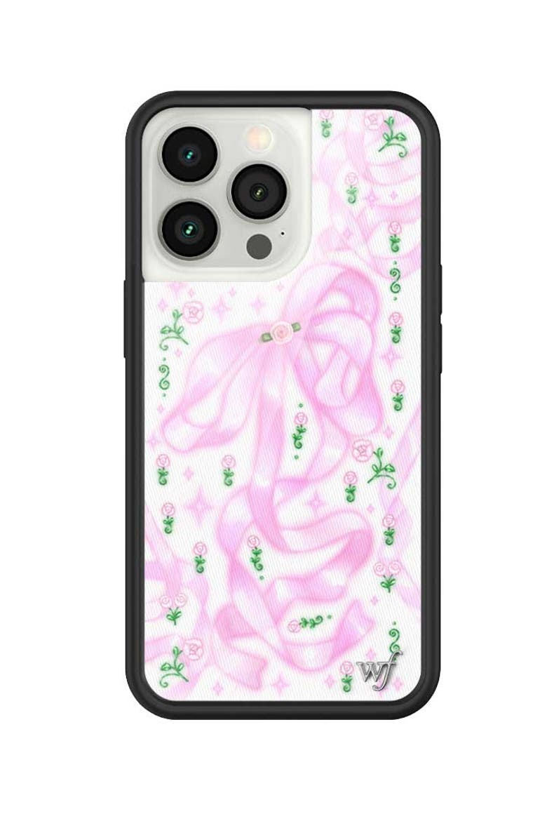 Ribbons & Rosettes iPhone Case, Alternate, color, Pink