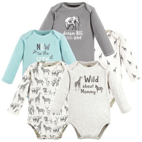Organic Cotton Long-Sleeve Bodysuits