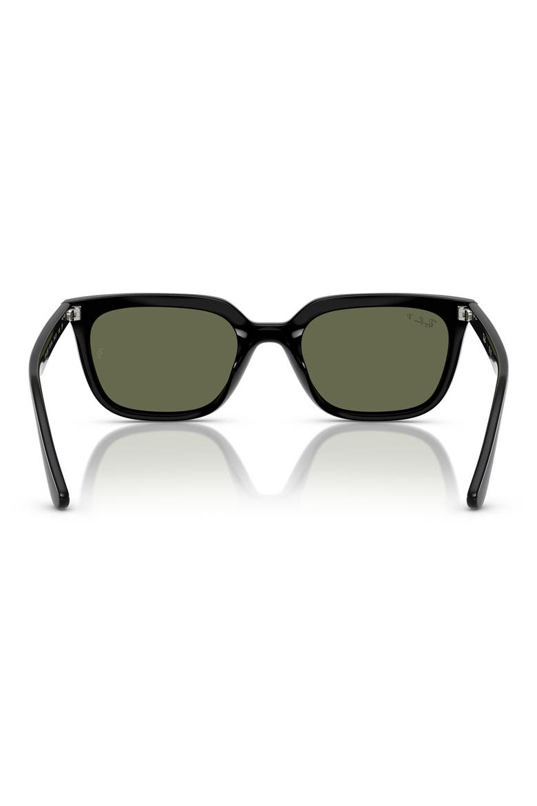 54mm Square Sunglasses, Alternate, color, BLACK